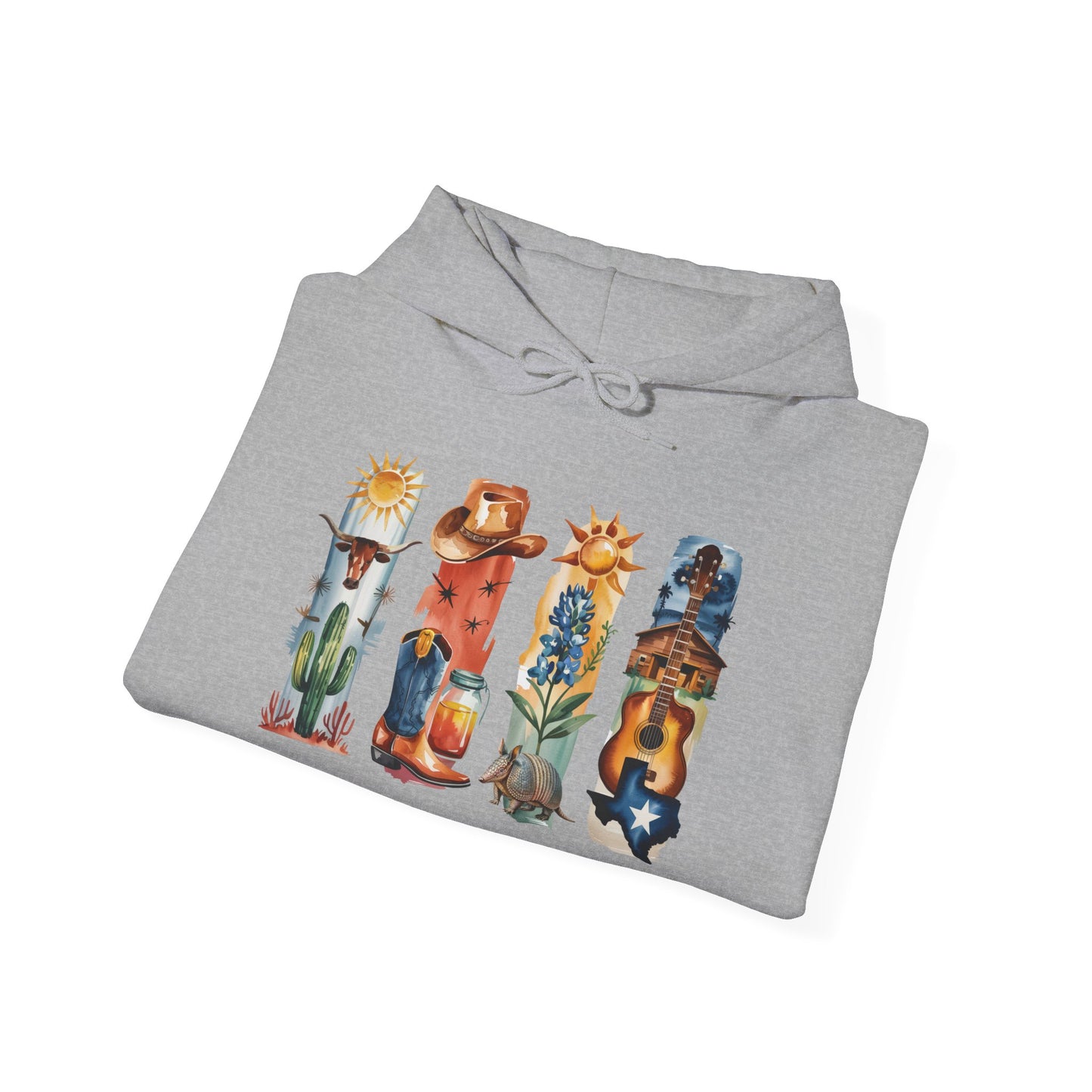 Texas Nature Hoodie – Unisex Lone Sweatshirt for Desert & Hill Country Lovers