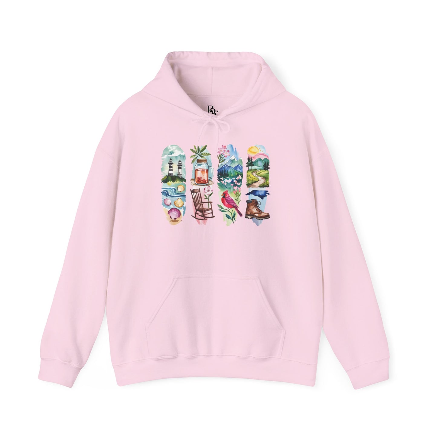 North Carolina Nature Hoodie – Unisex Sweatshirt for Nature Lovers
