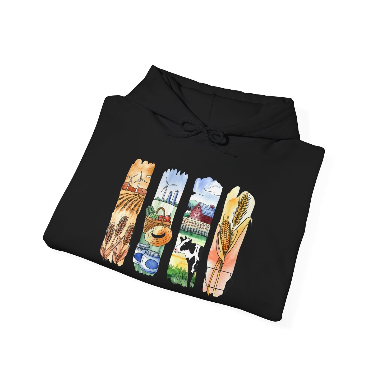 Iowa Nature Hoodie – Unisex Sweatshirt for Lounging or Exploring