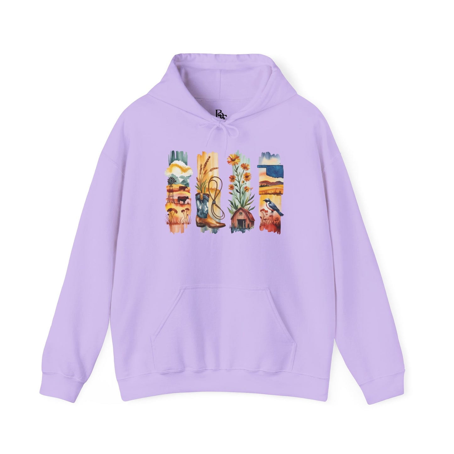 Oklahoma Nature Hoodie – Unisex Scenic Sweatshirt for Outdoor Adventurers
