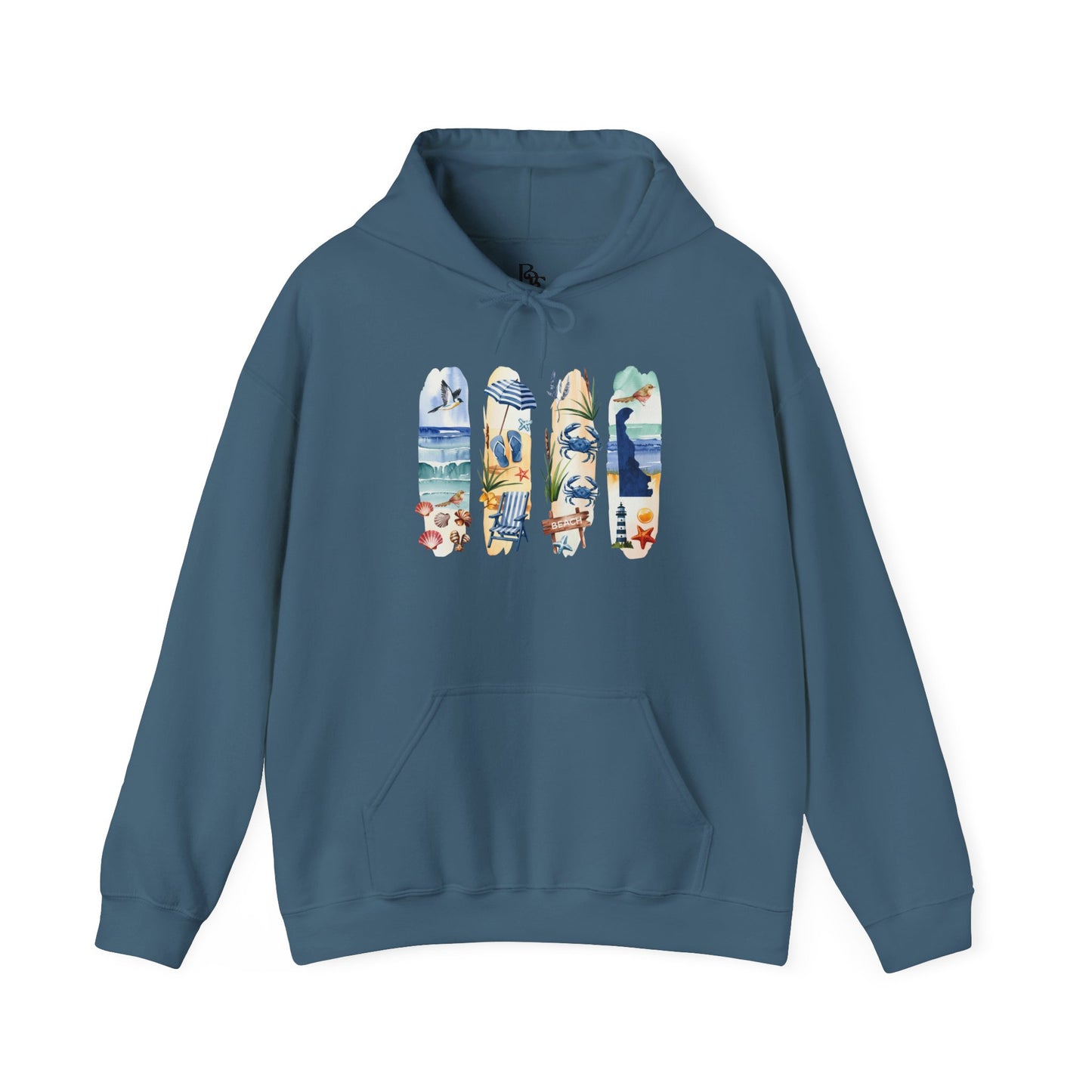 Delaware Nature Hoodie – Unisex Sweatshirt for Shoreline & Trail Lovers