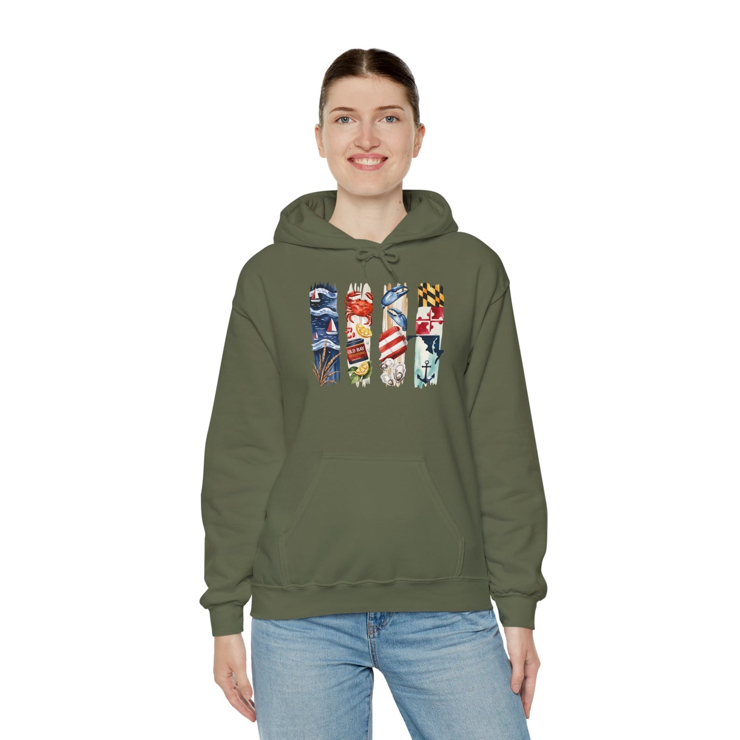 Maryland Nature Hoodie – Unisex Sweatshirt for Bay Lovers
