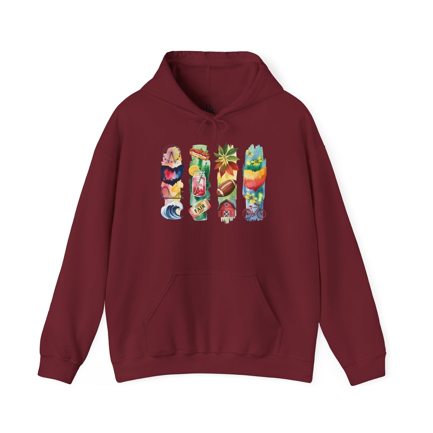 Ohio Nature Hoodie – Unisex Sweatshirt for Nature Lovers & Trail Explorers