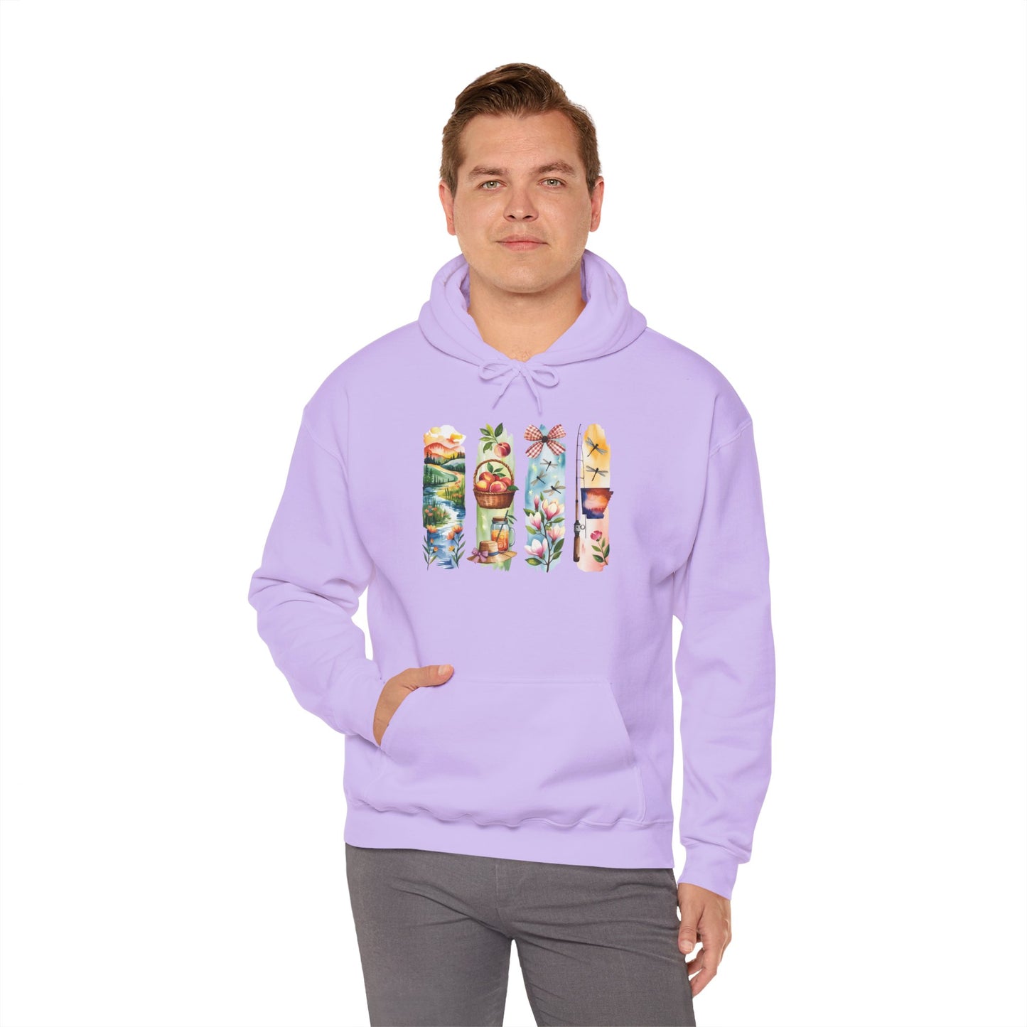 Arkansas Nature Hoodie – Unisex Sweatshirt for Forest & River Lovers