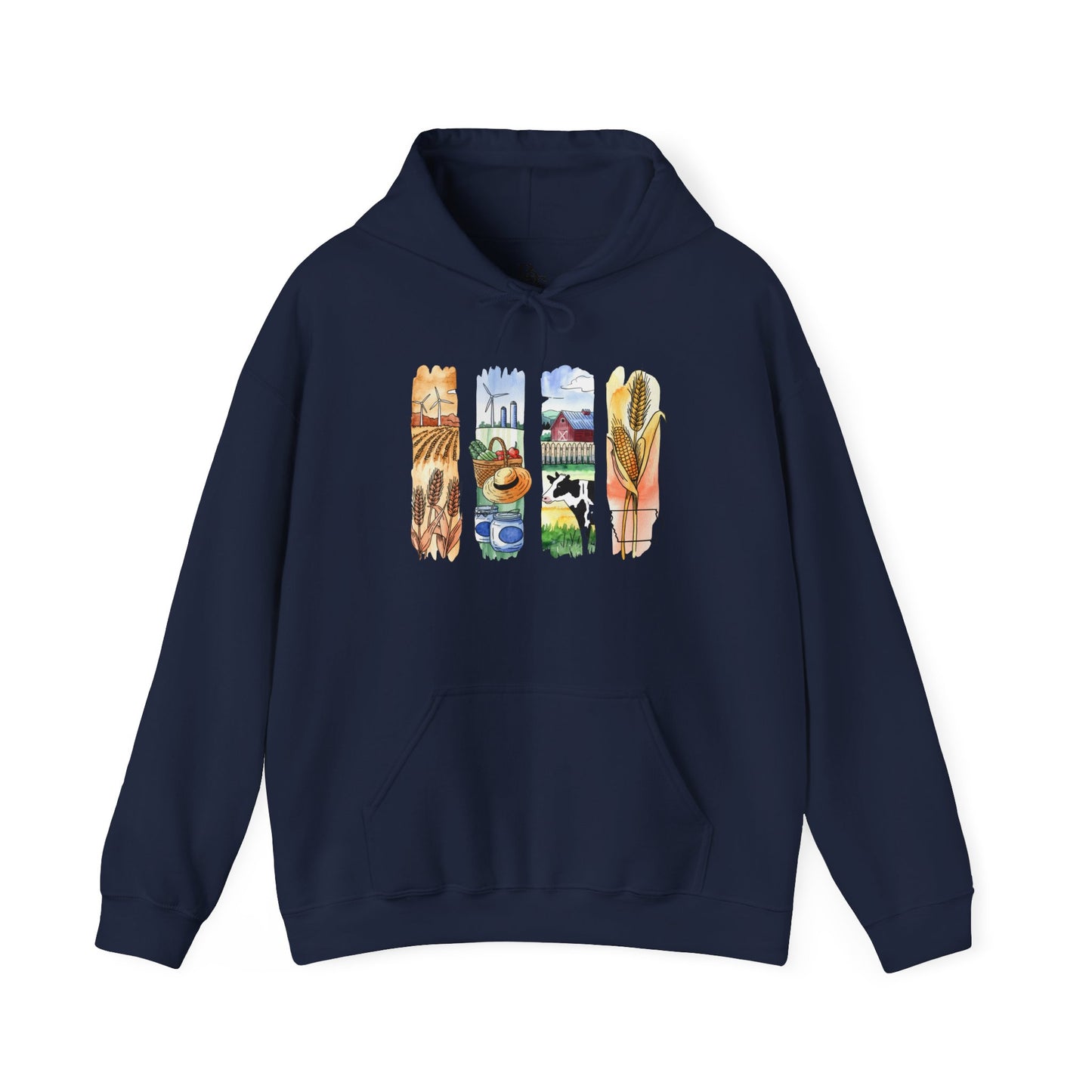 Iowa Nature Hoodie – Unisex Sweatshirt for Lounging or Exploring