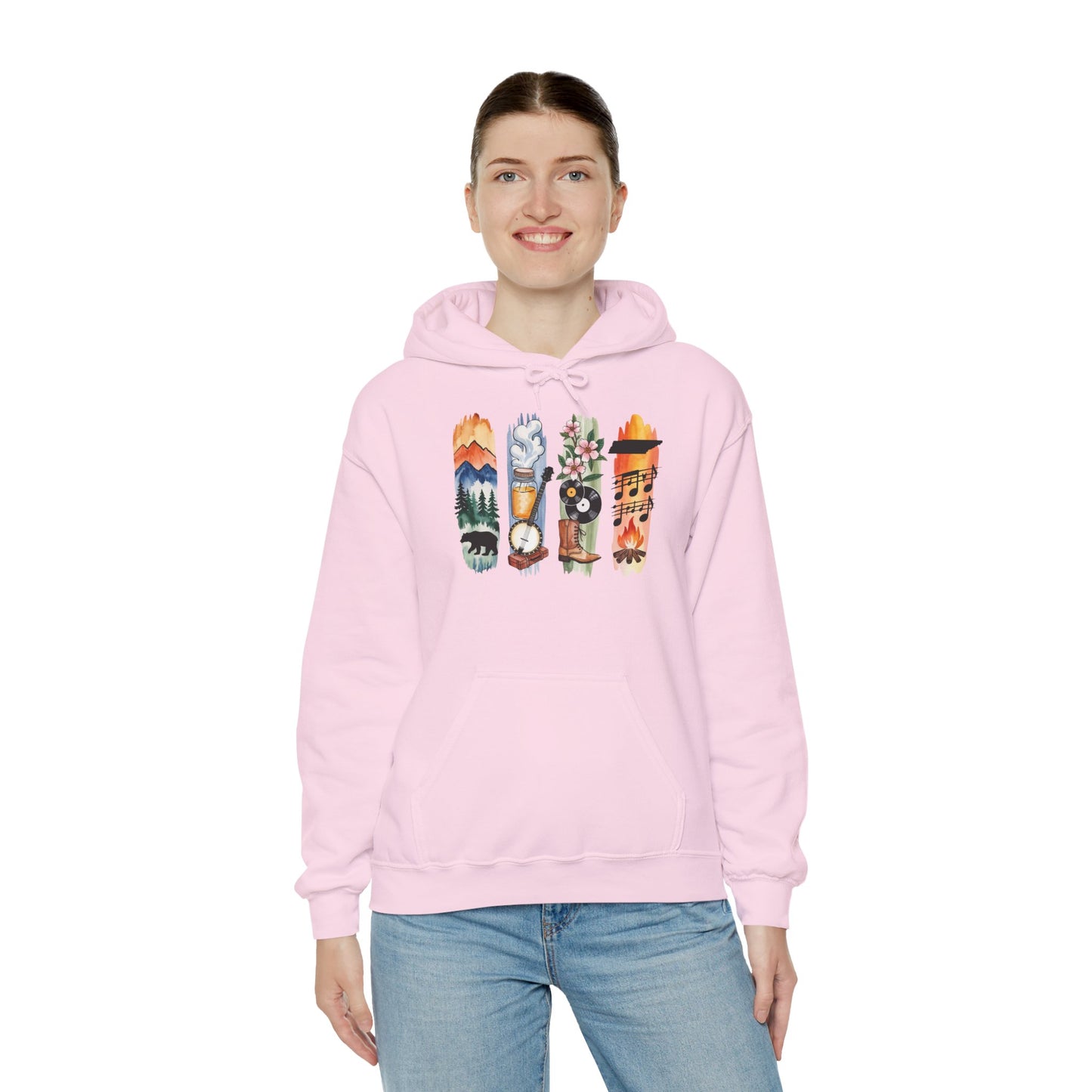Tennessee Nature Hoodie – Unisex Smoky Mountains Sweatshirt for Outdoor & Nature lovers