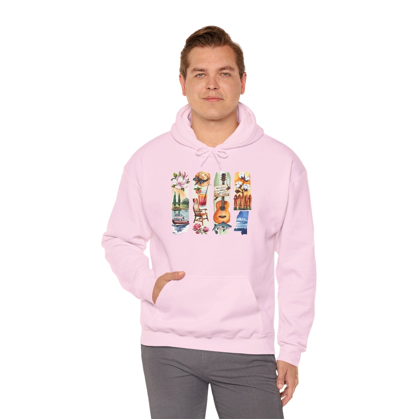 Mississippi Nature Hoodie – Unisex Sweatshirt for River & Forest Lovers