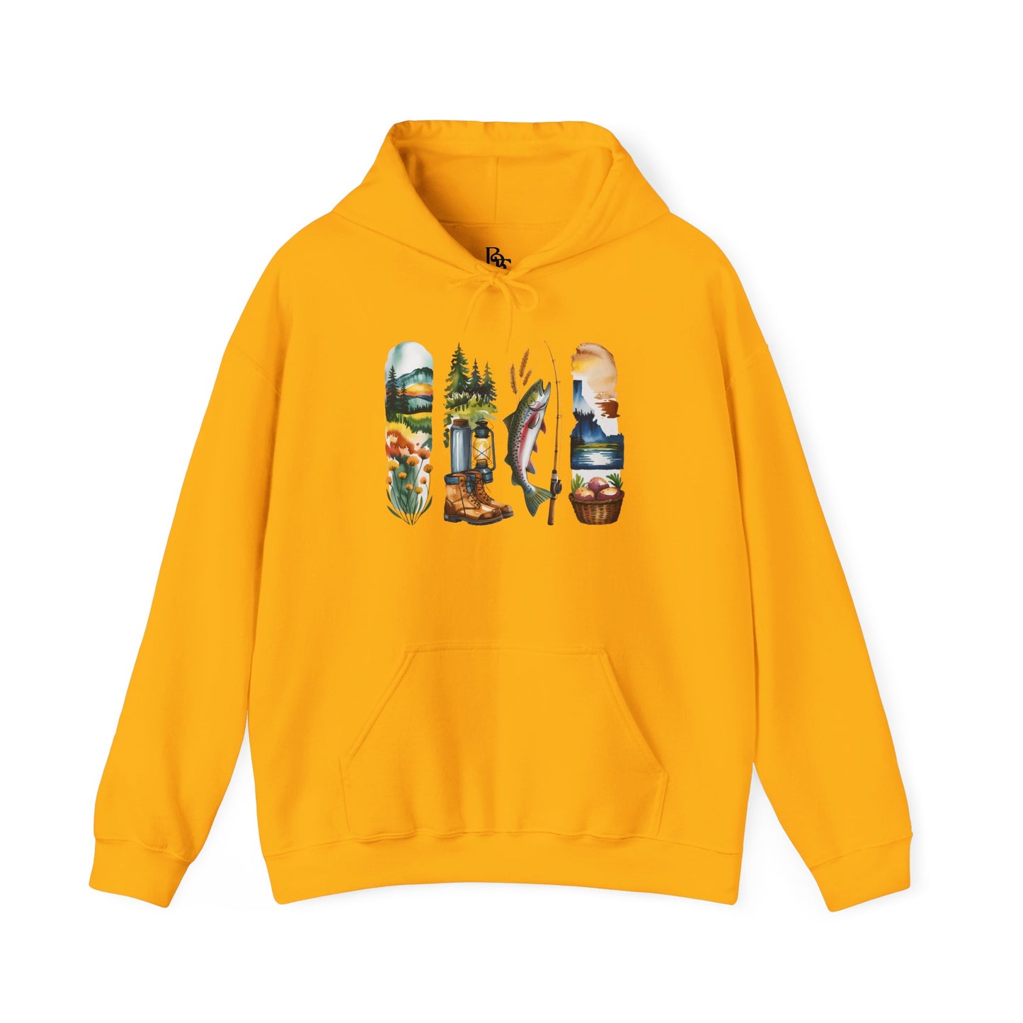Idaho Nature Hoodie – Unisex Sweatshirt for Mountain & River Lovers