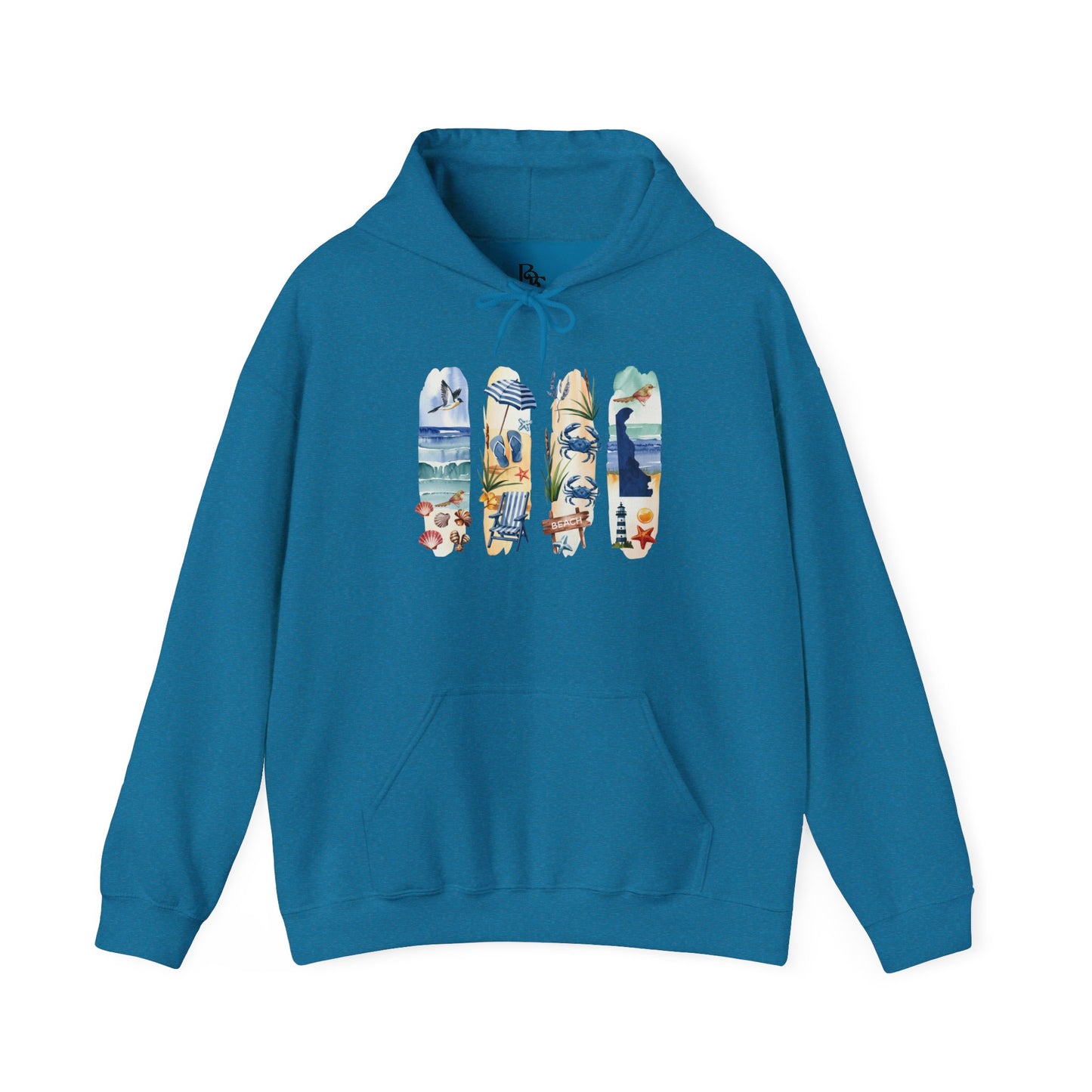Delaware Nature Hoodie – Unisex Sweatshirt for Shoreline & Trail Lovers
