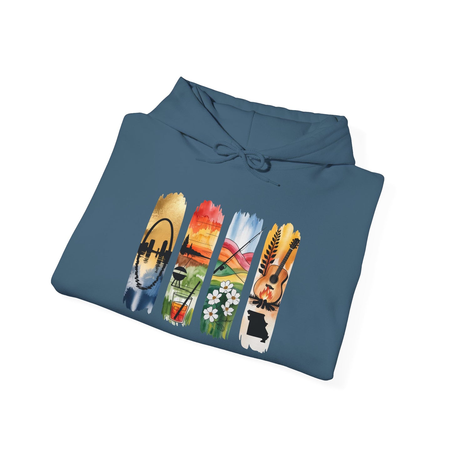 Missouri Nature Hoodie – Unisex Sweatshirt for Trail & River Lovers
