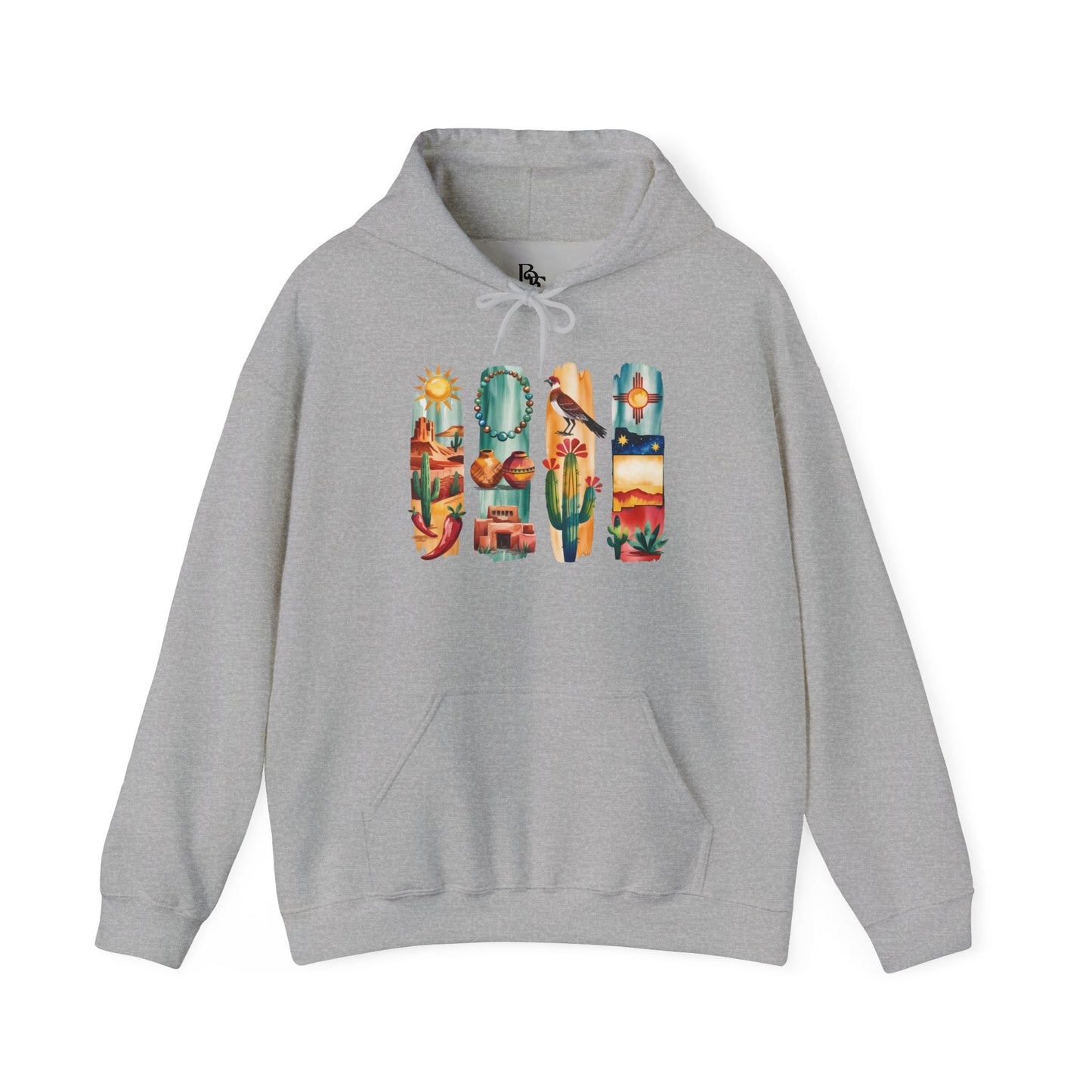 New Mexico Nature Hoodie – Unisex Sweatshirt for Desert & Mountain Lovers