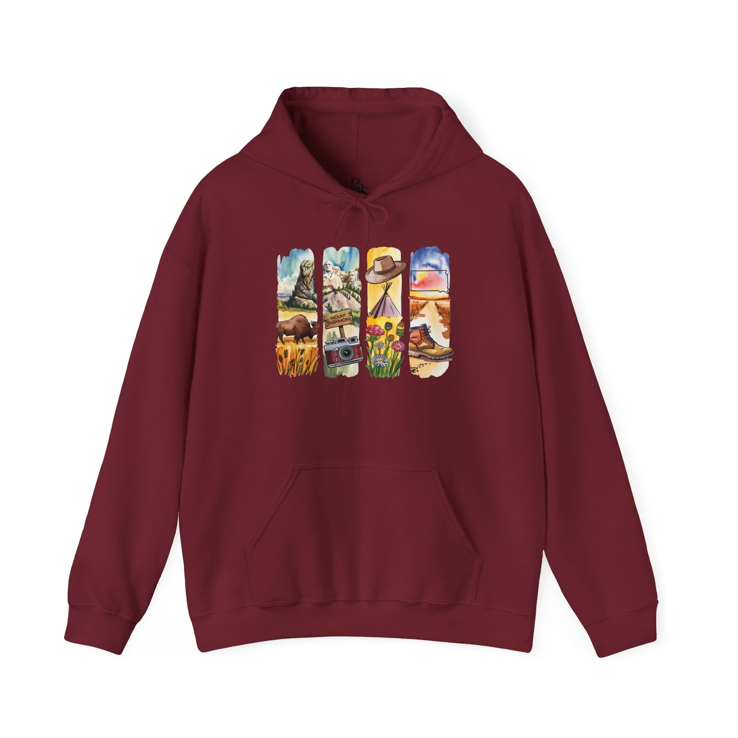 South Dakota Nature Hoodie – Unisex Sweatshirt for Outdoor Adventurers
