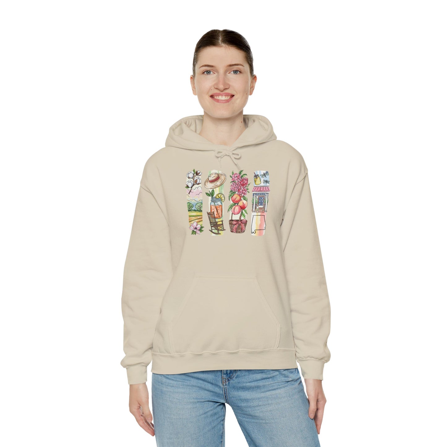 Alabama Nature Hoodie – Unisex Sweatshirt for Forest & River Explorers