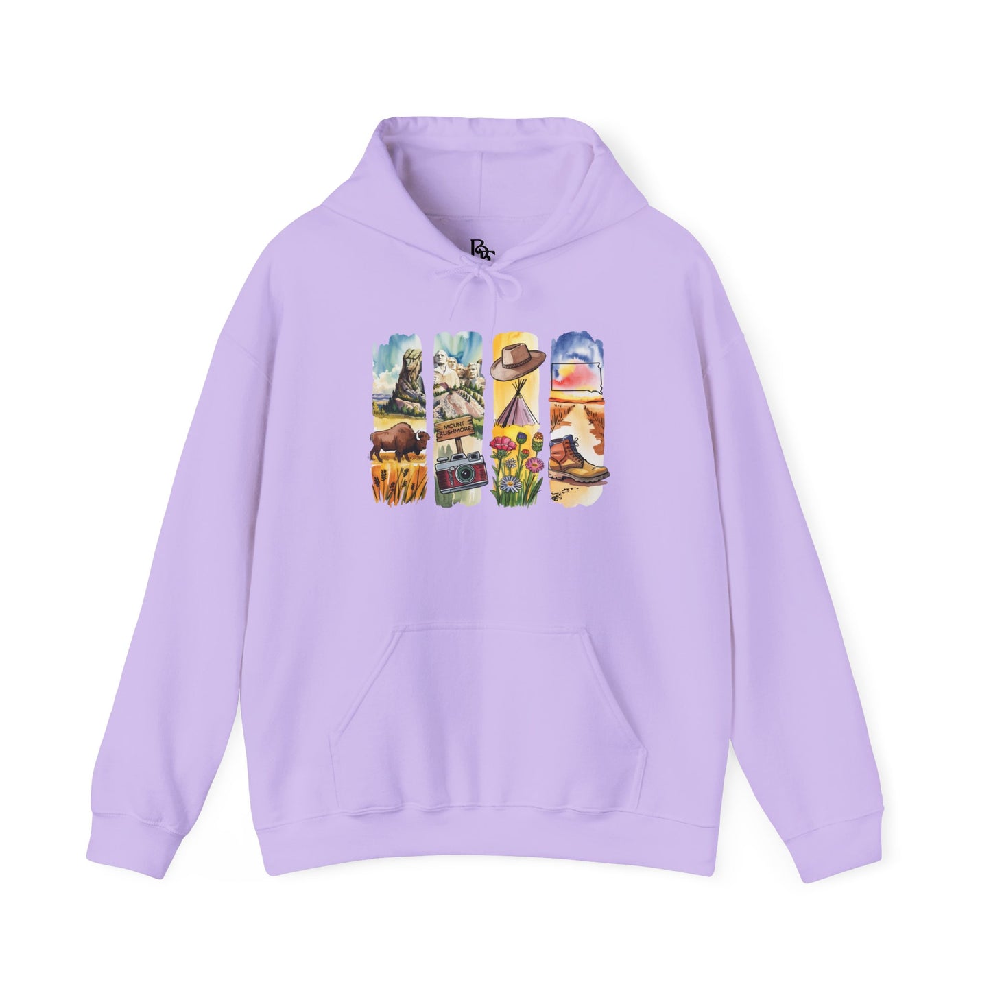 South Dakota Nature Hoodie – Unisex Sweatshirt for Outdoor Adventurers