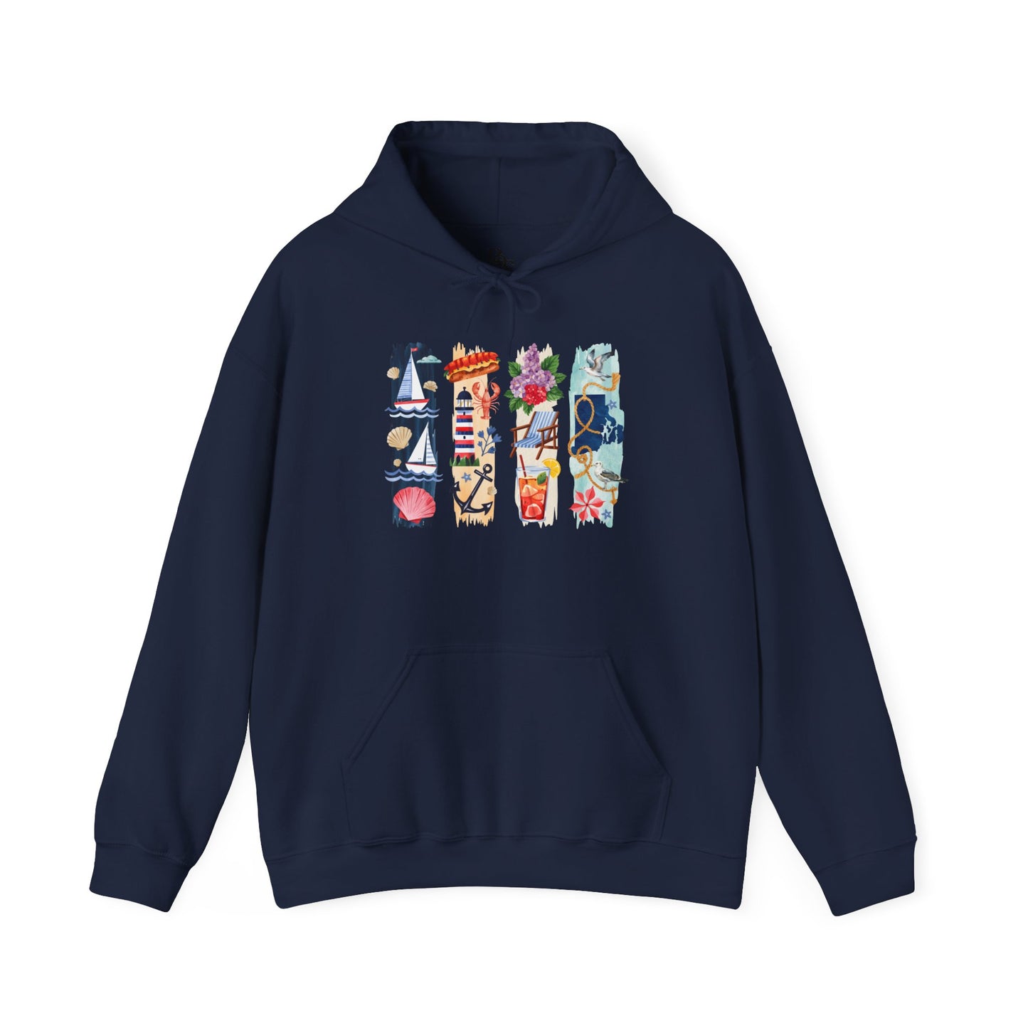 Rhode Island Nature Hoodie – Unisex Ocean State Sweatshirt for Coastal & Outdoor Lovers