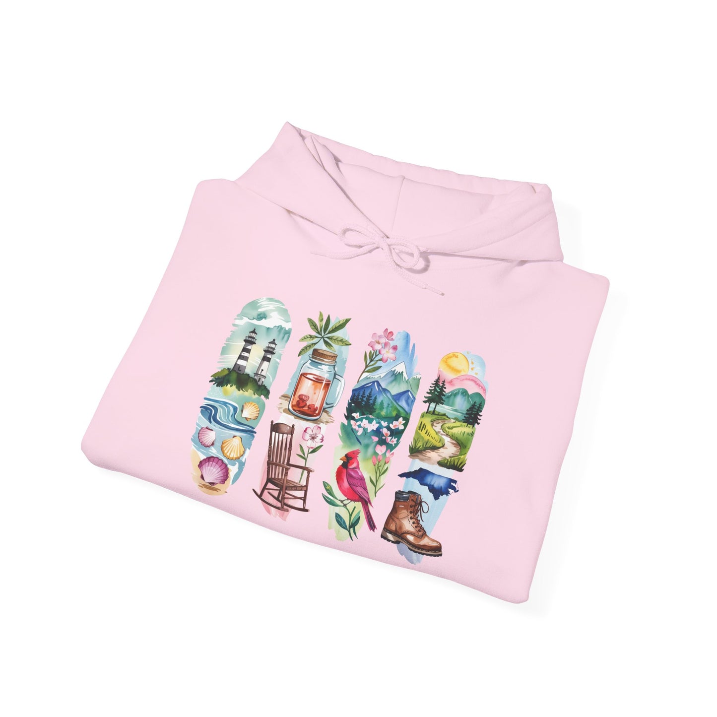 North Carolina Nature Hoodie – Unisex Sweatshirt for Nature Lovers