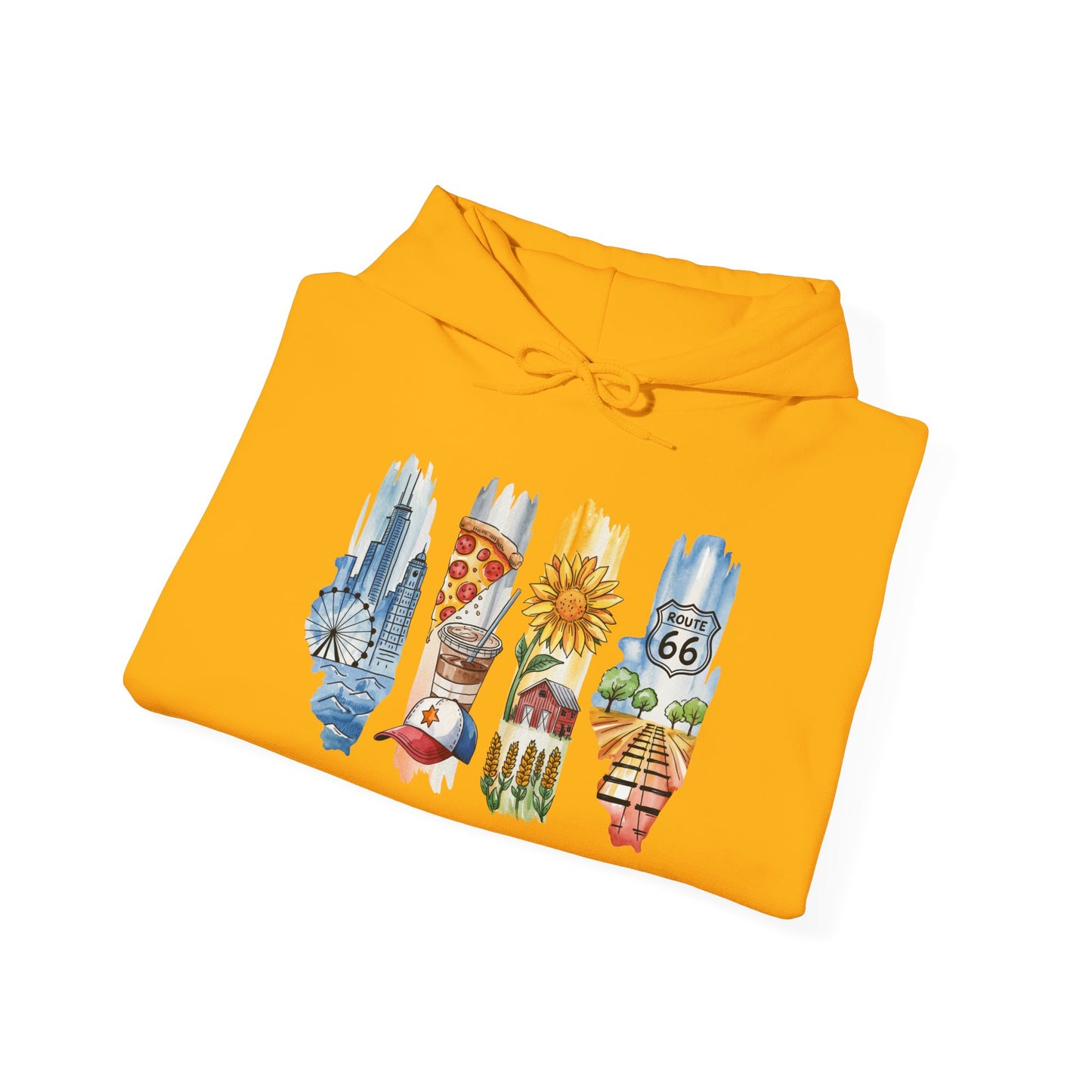 Illinois Nature Hoodie – Unisex Sweatshirt for Trail, Lake & City Escape Lovers