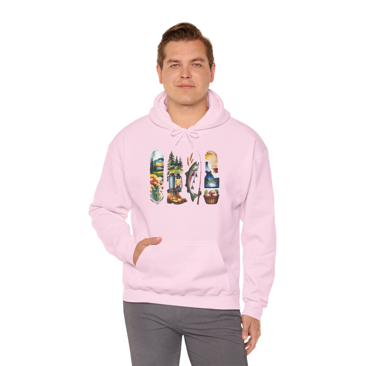Idaho Nature Hoodie – Unisex Sweatshirt for Mountain & River Lovers