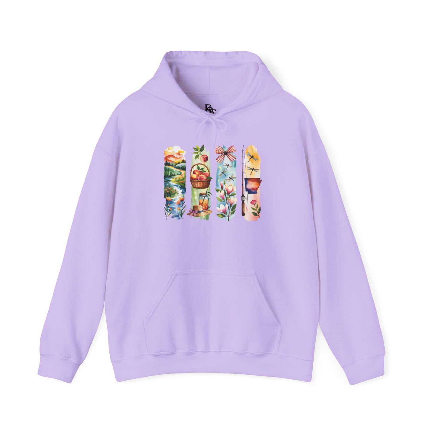 Arkansas Nature Hoodie – Unisex Sweatshirt for Forest & River Lovers