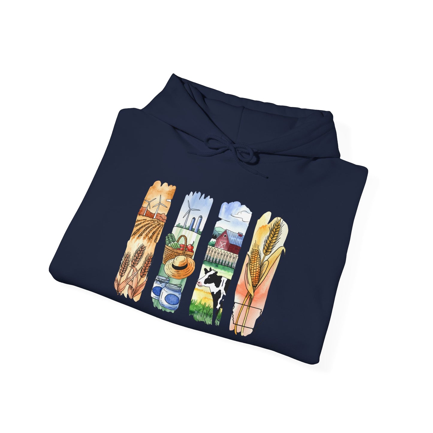 Iowa Nature Hoodie – Unisex Sweatshirt for Lounging or Exploring