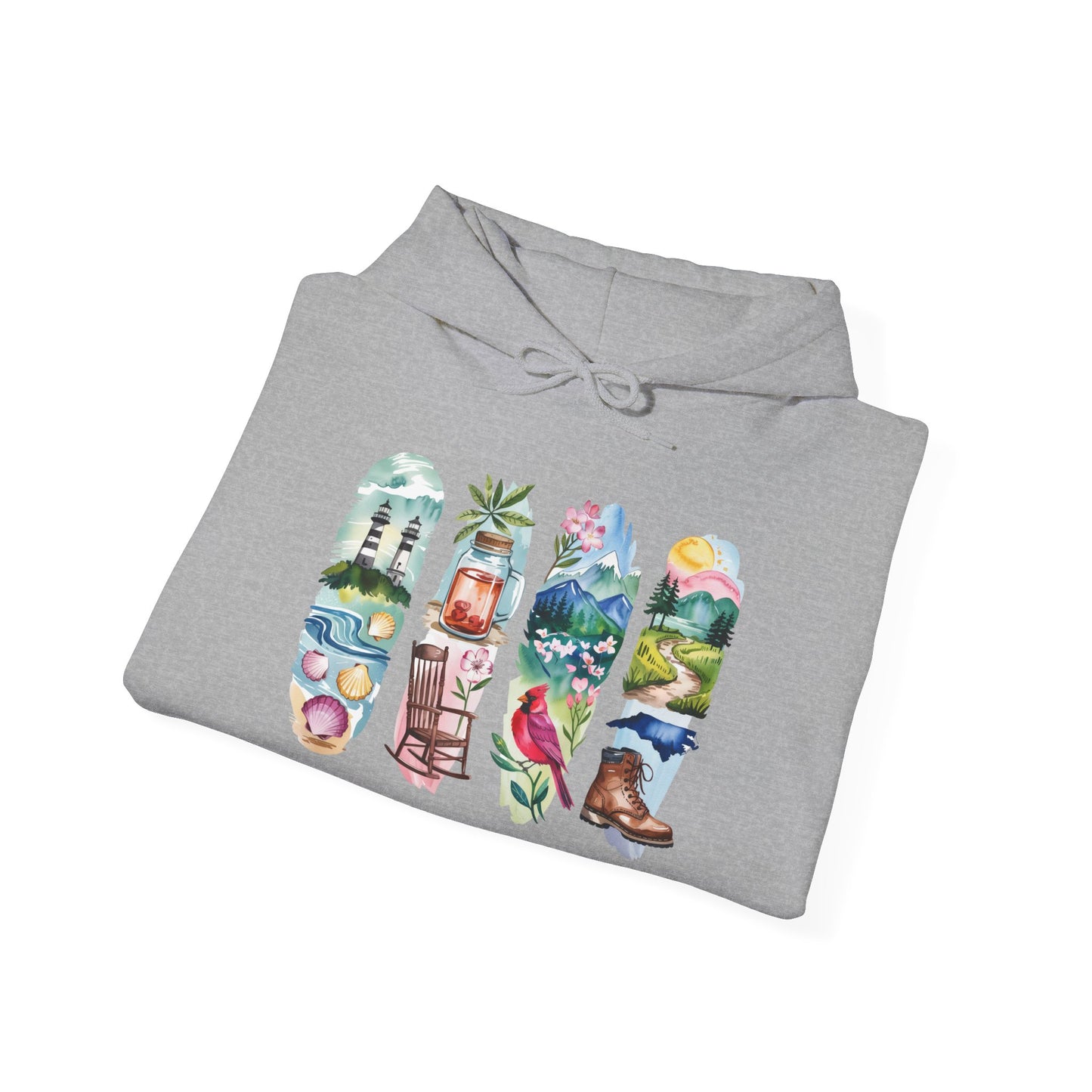 North Carolina Nature Hoodie – Unisex Sweatshirt for Nature Lovers