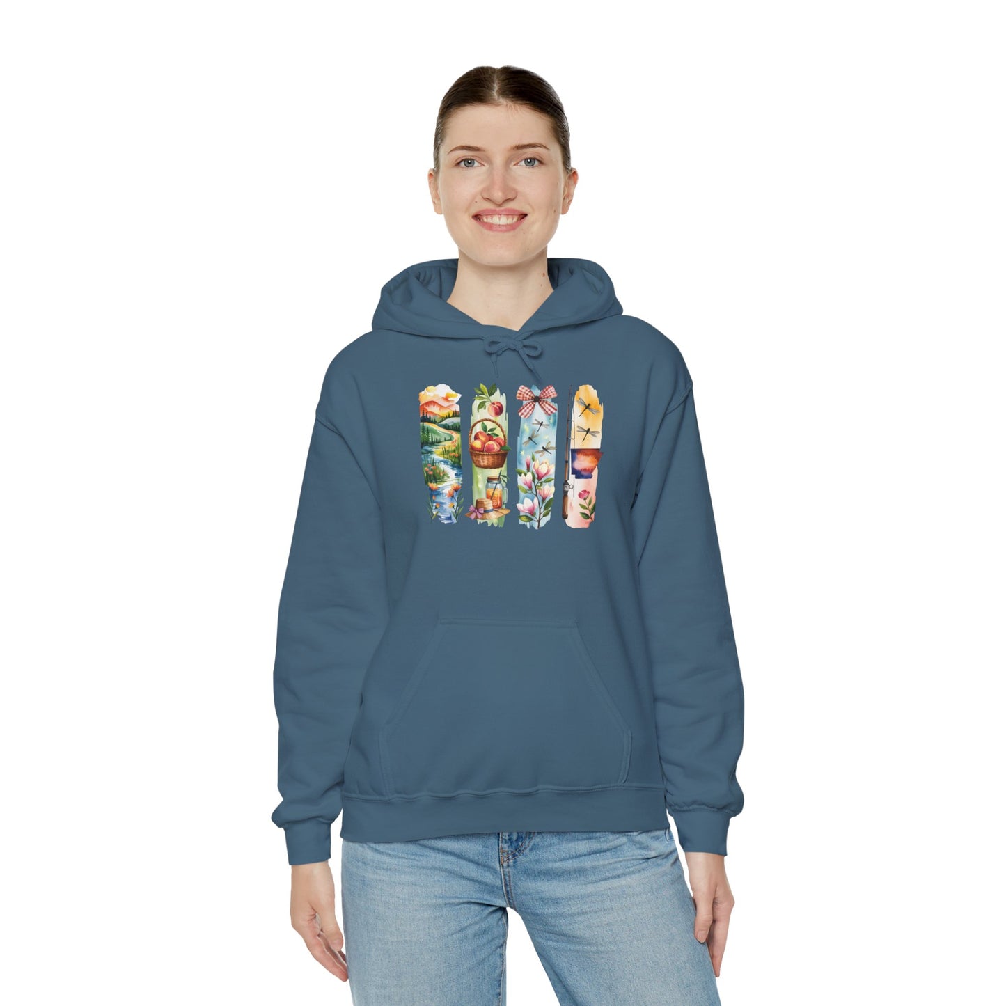 Arkansas Nature Hoodie – Unisex Sweatshirt for Forest & River Lovers