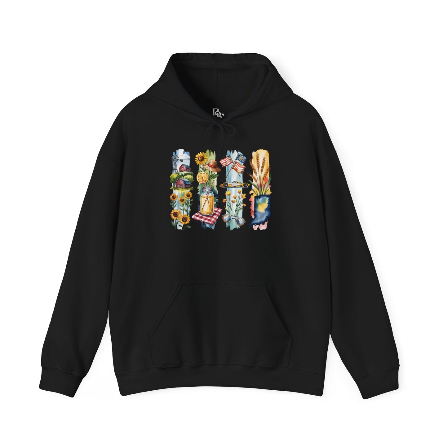 Indiana Nature Hoodie – Unisex Sweatshirt for Forest & Lakeside Wanderers