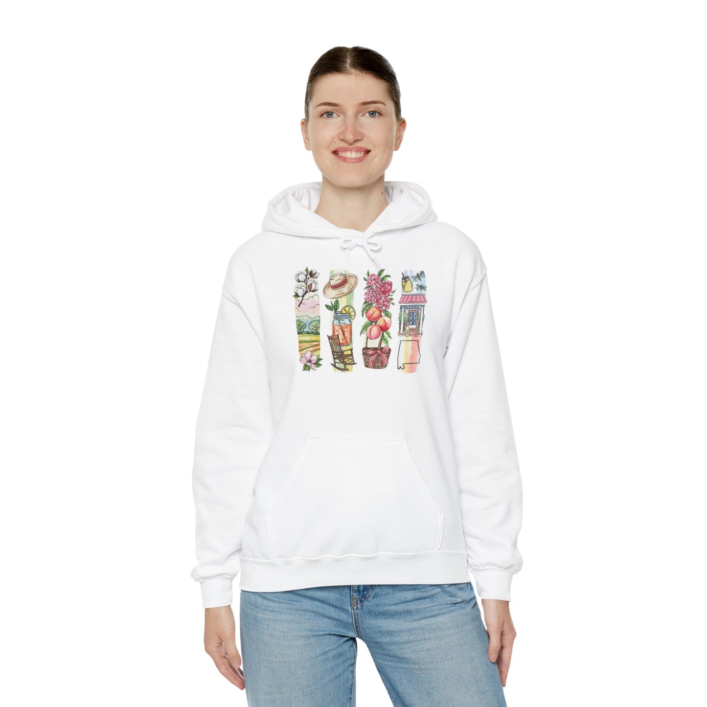 Alabama Nature Hoodie – Unisex Sweatshirt for Forest & River Explorers