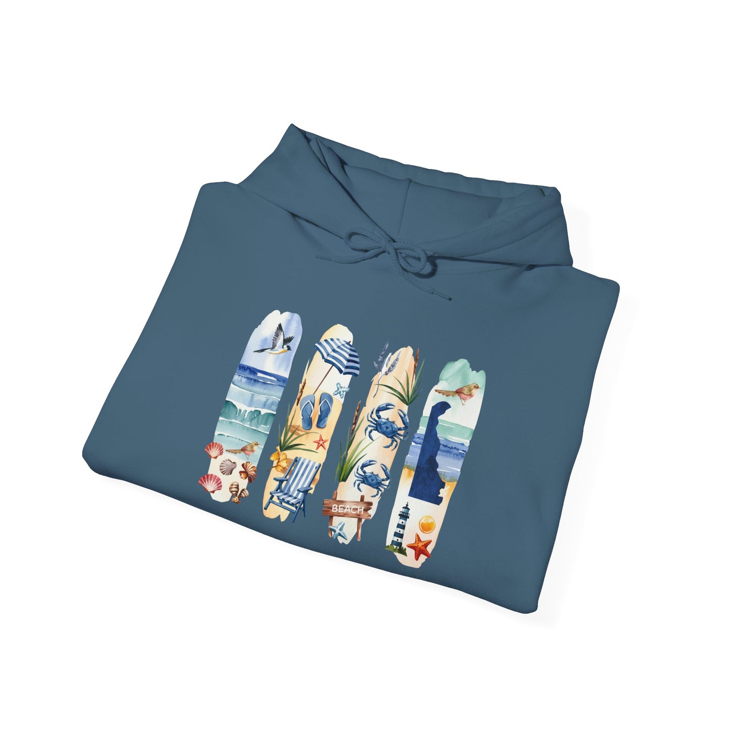 Delaware Nature Hoodie – Unisex Sweatshirt for Shoreline & Trail Lovers
