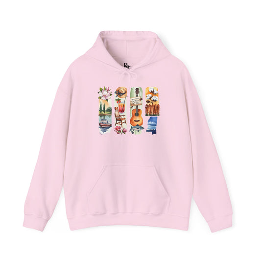 Mississippi Nature Hoodie – Unisex Sweatshirt for River & Forest Lovers