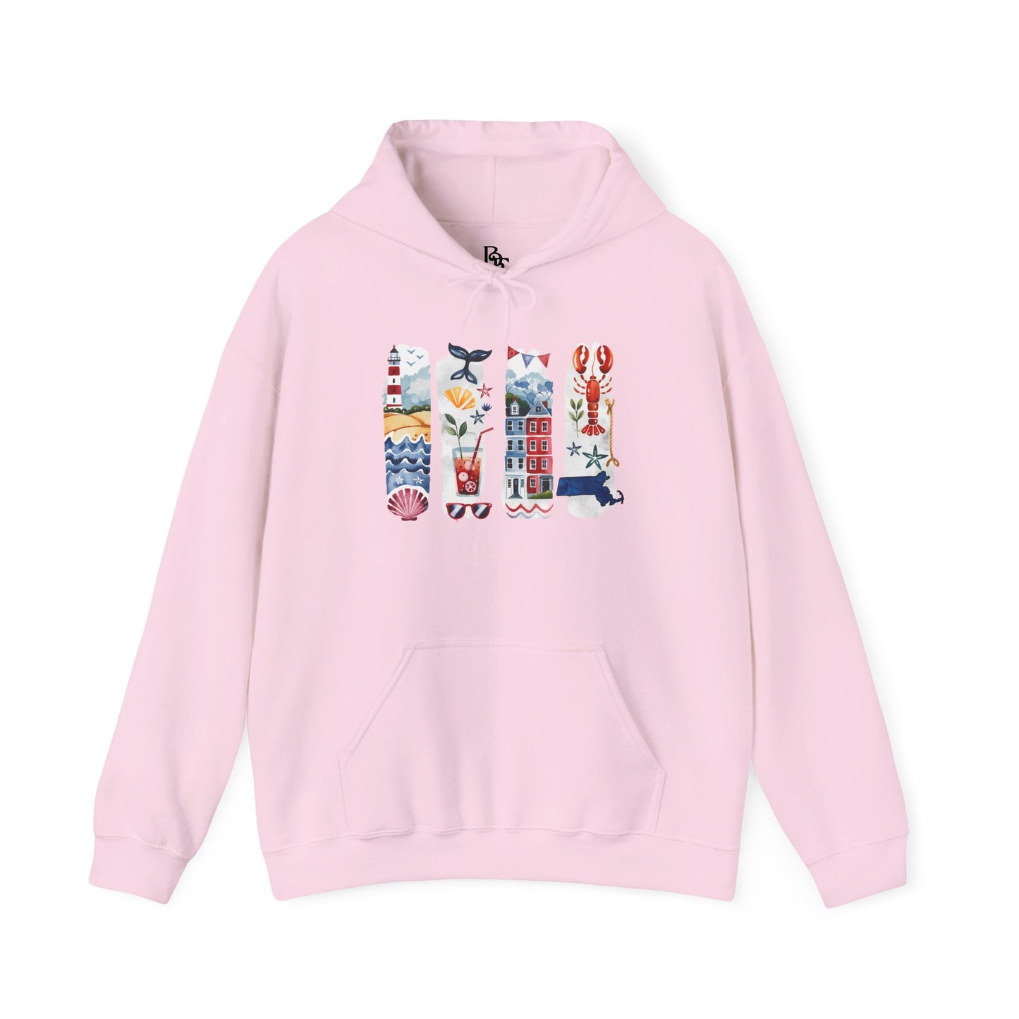 Massachusetts Nature Hoodie – Unisex Sweatshirt for Coastal & Trail Explorers