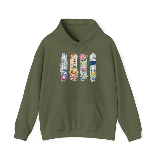Connecticut Nature Hoodie – Unisex Sweatshirt for Forest & Shoreline Lovers