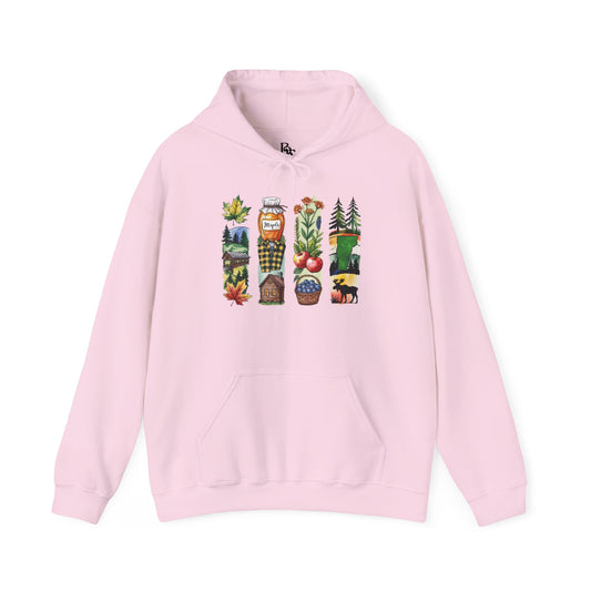 Vermont Nature Hoodie – Unisex Green Mountain State Sweatshirt for Outdoor Lovers & Travelers