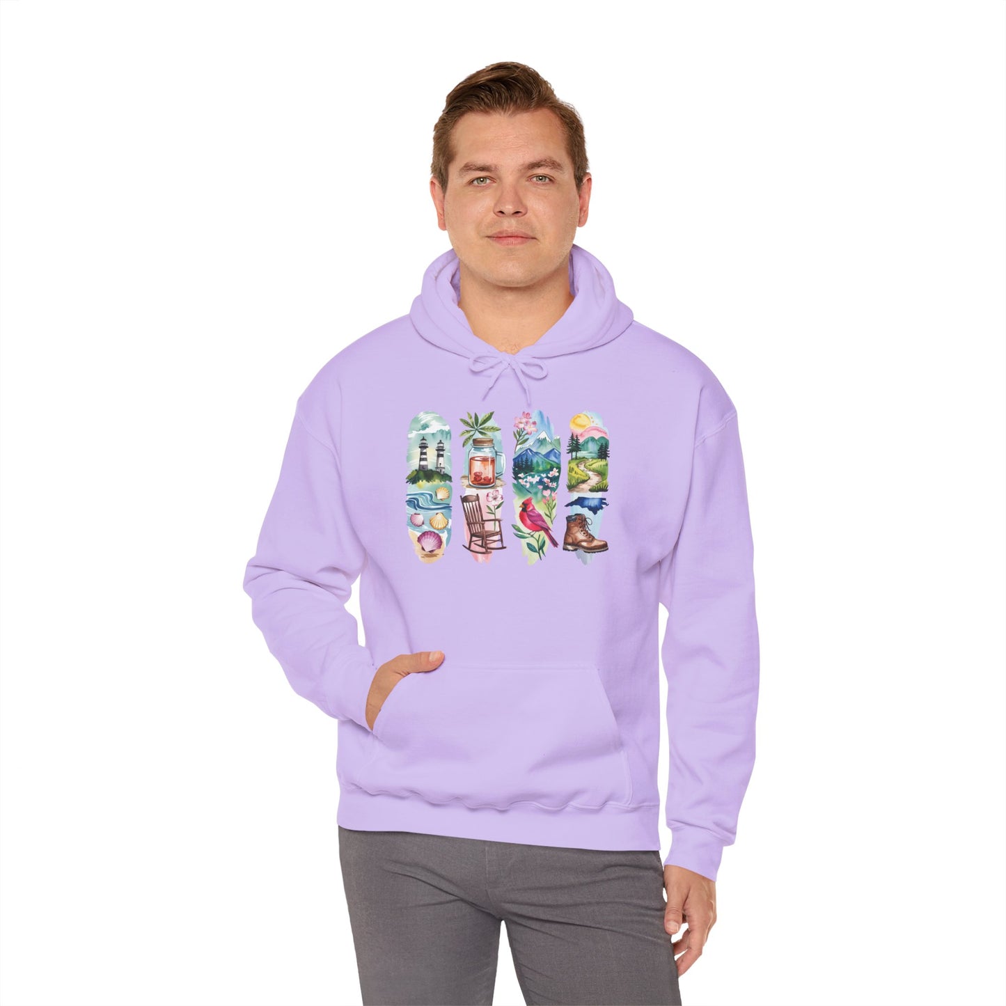 North Carolina Nature Hoodie – Unisex Sweatshirt for Nature Lovers