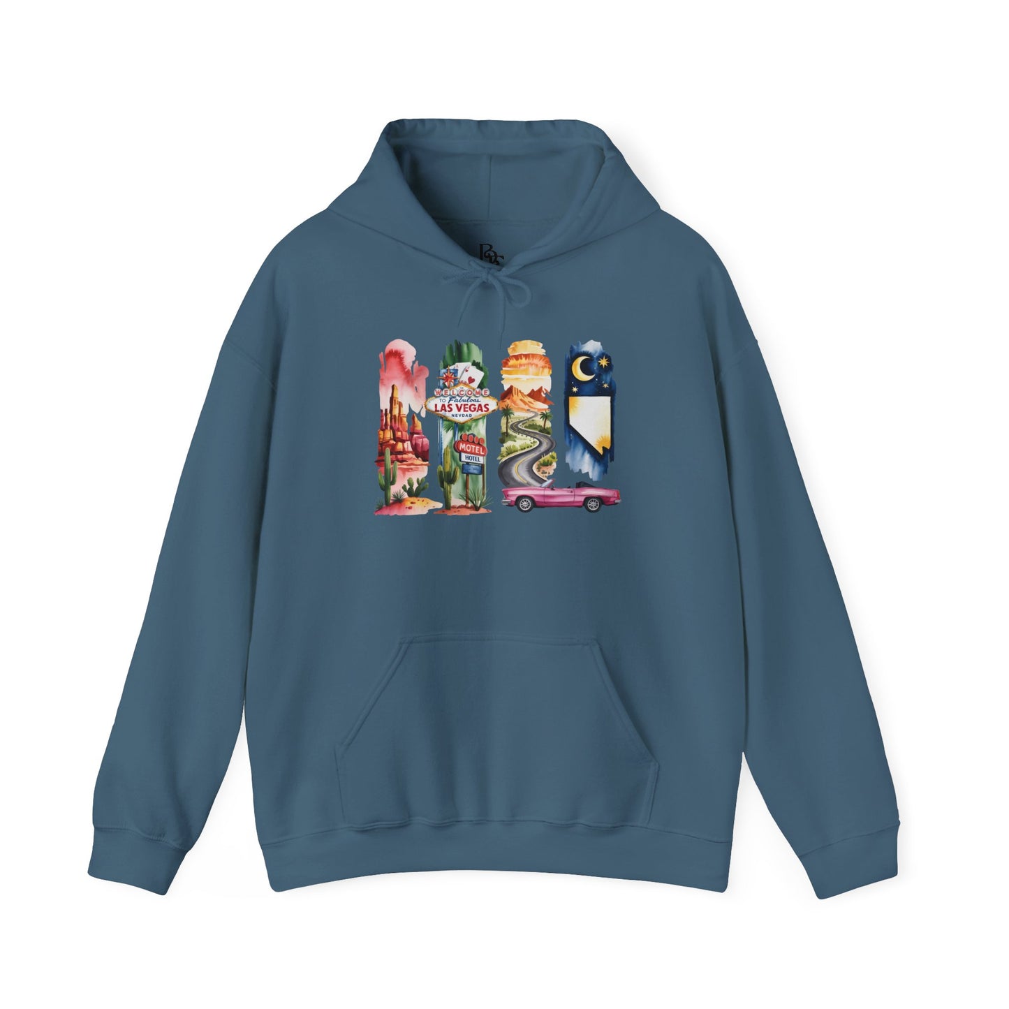Nevada Nature Hoodie – Unisex Sweatshirt for Desert & Mountain Explorers