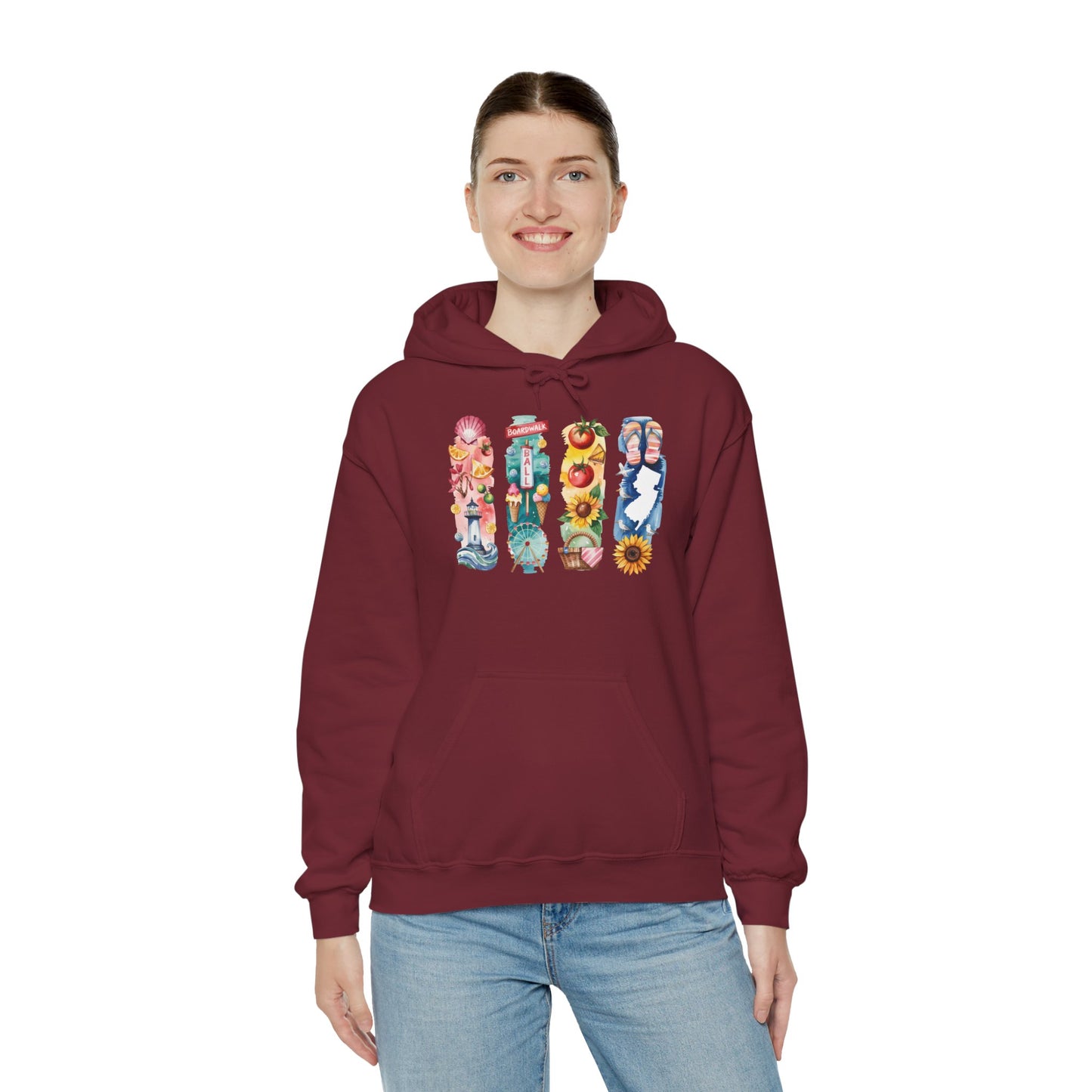 New Jersey Nature Hoodie – Unisex Sweatshirt for Trail & Shoreline Explorers