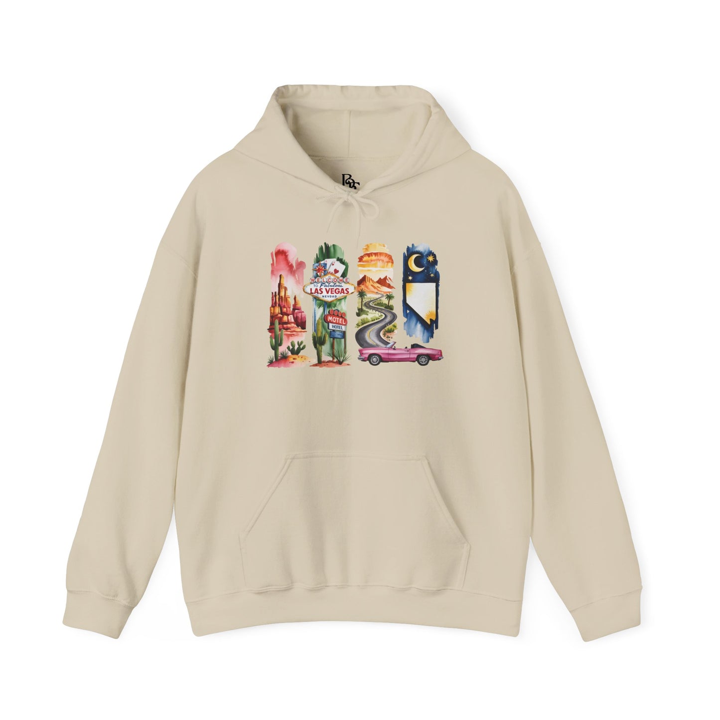 Nevada Nature Hoodie – Unisex Sweatshirt for Desert & Mountain Explorers