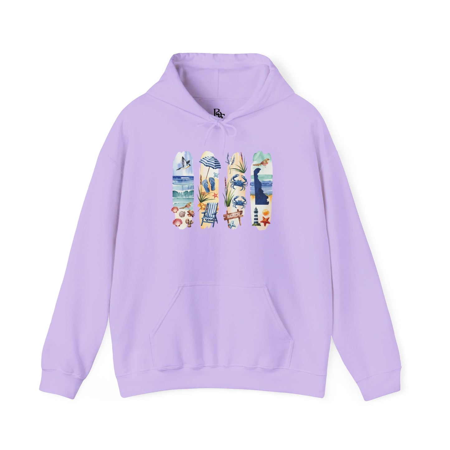 Delaware Nature Hoodie – Unisex Sweatshirt for Shoreline & Trail Lovers