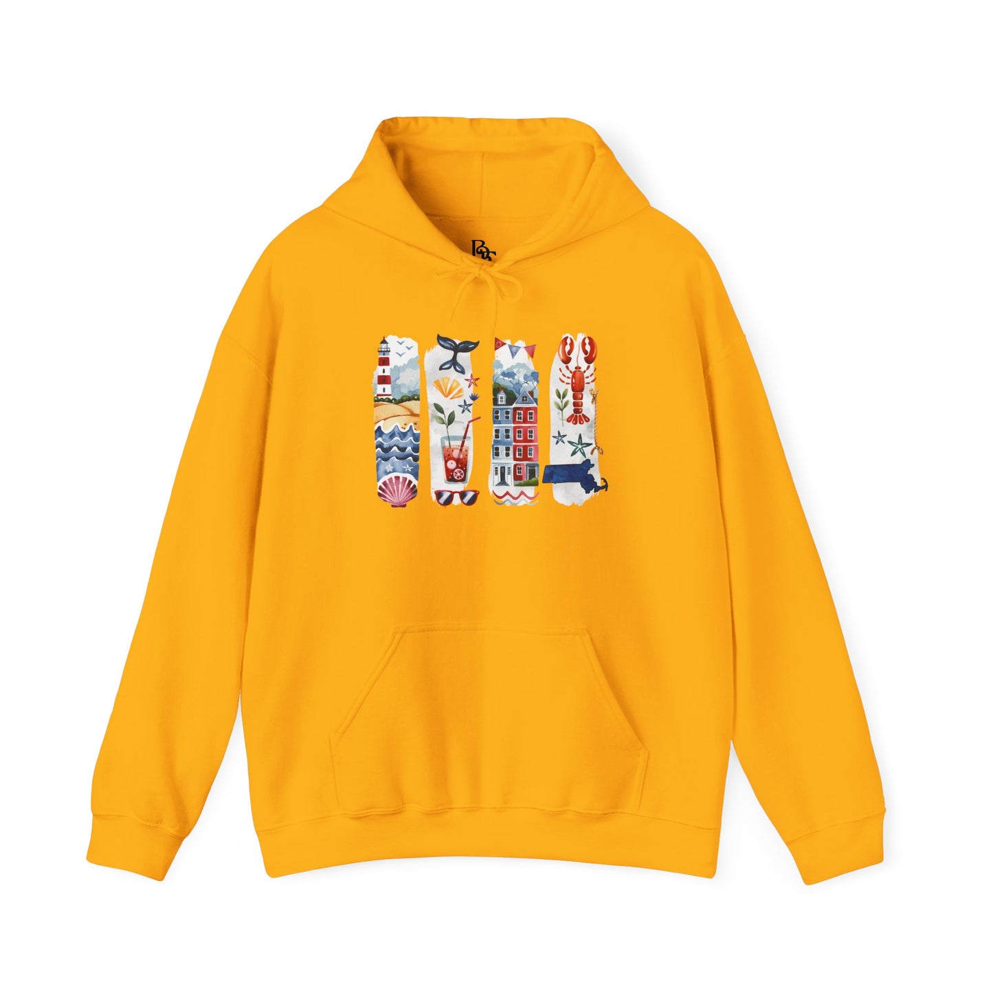 Massachusetts Nature Hoodie – Unisex Sweatshirt for Coastal & Trail Explorers