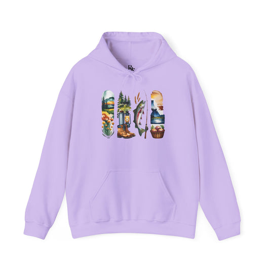 Idaho Nature Hoodie – Unisex Sweatshirt for Mountain & River Lovers