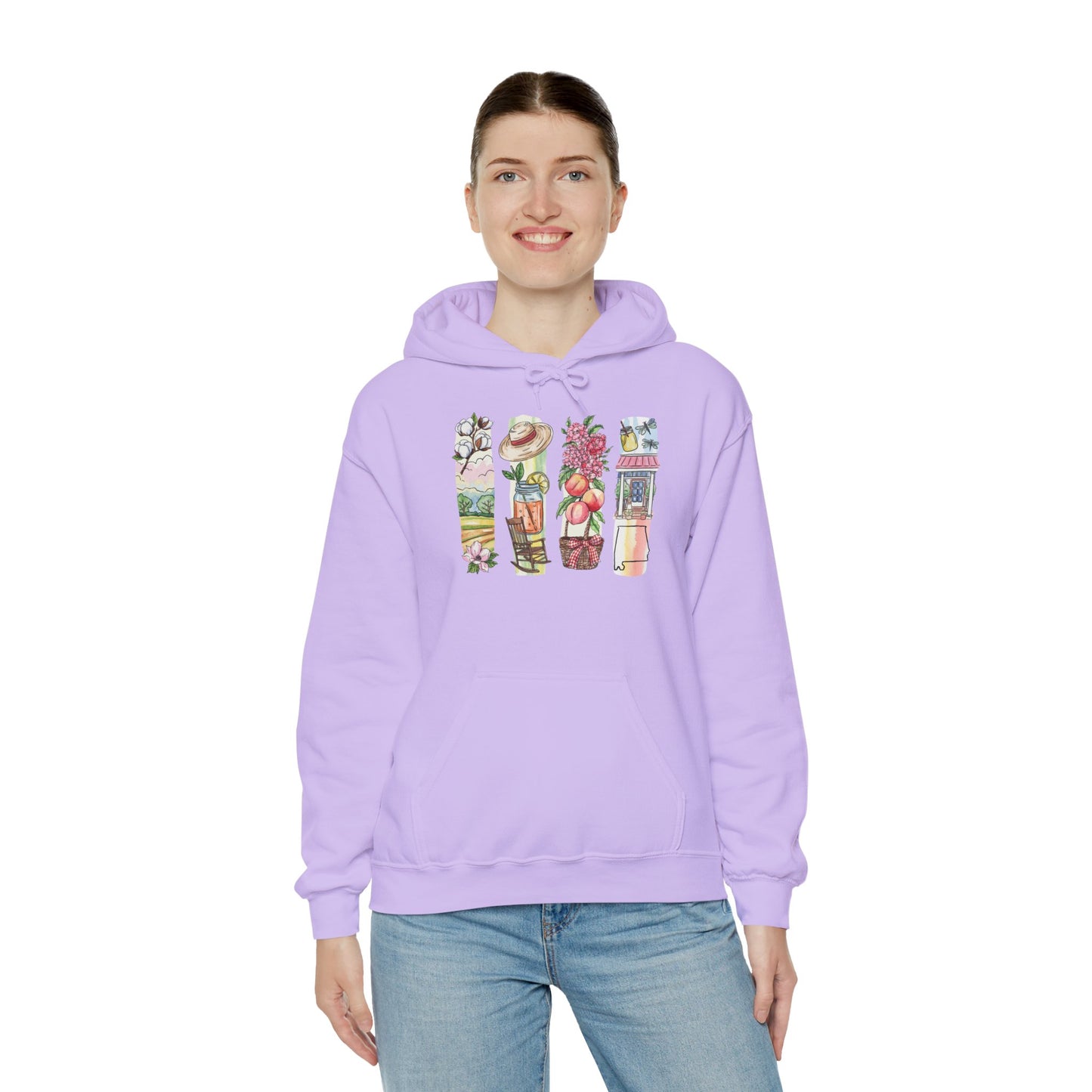 Alabama Nature Hoodie – Unisex Sweatshirt for Forest & River Explorers