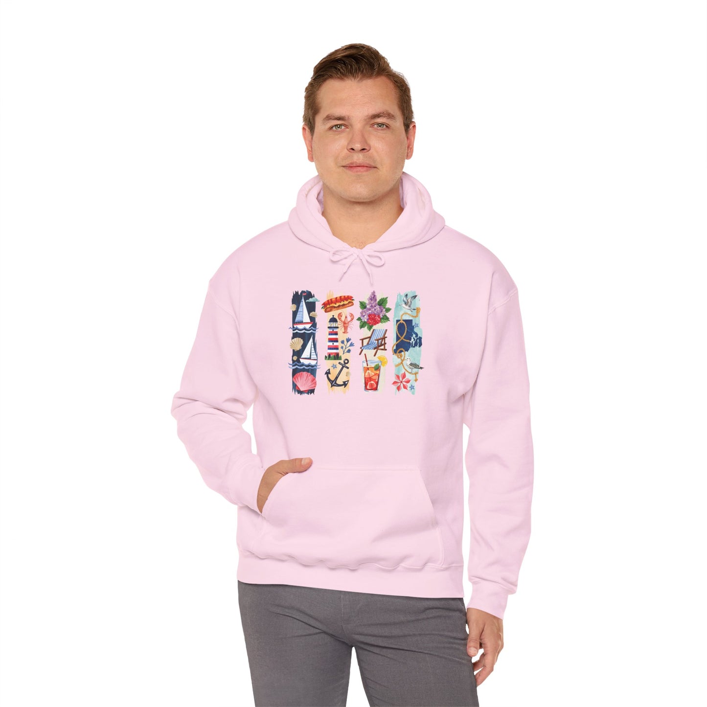 Rhode Island Nature Hoodie – Unisex Ocean State Sweatshirt for Coastal & Outdoor Lovers