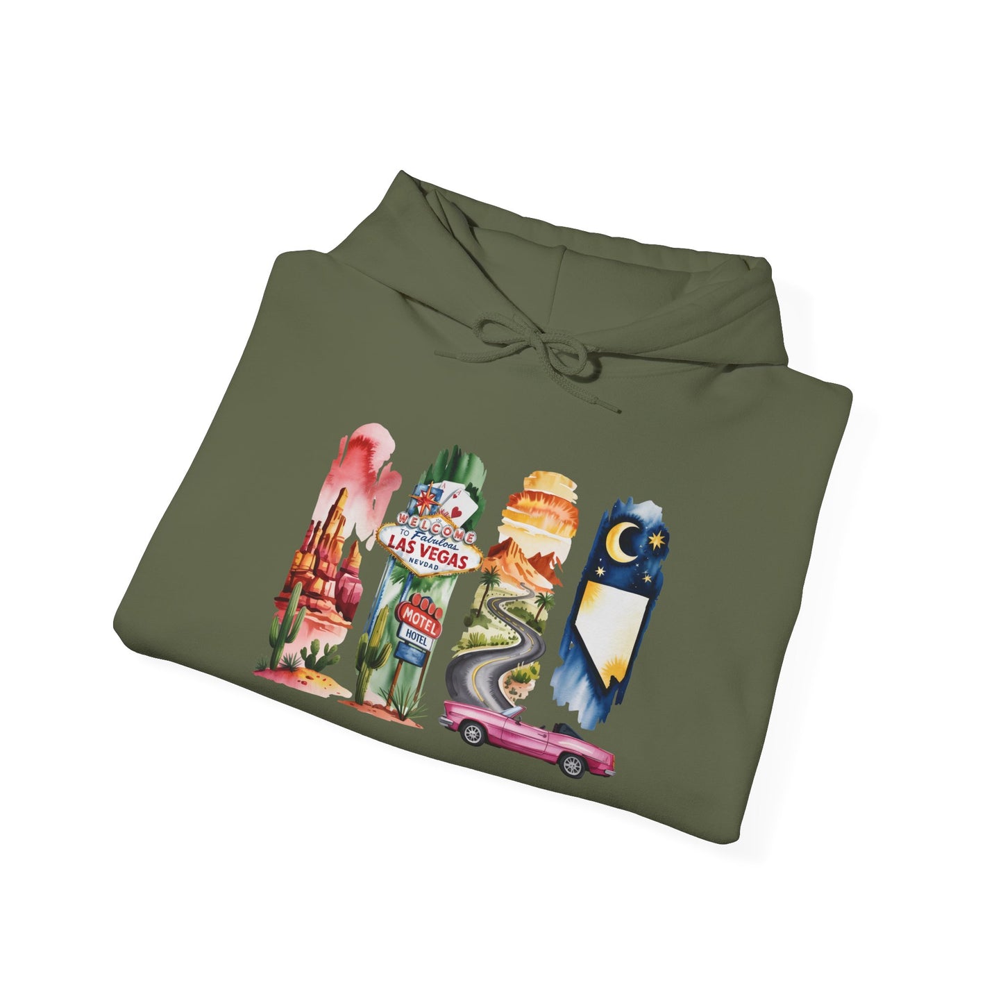 Nevada Nature Hoodie – Unisex Sweatshirt for Desert & Mountain Explorers