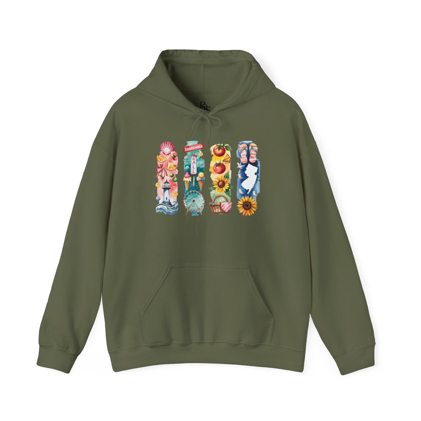 New Jersey Nature Hoodie – Unisex Sweatshirt for Trail & Shoreline Explorers