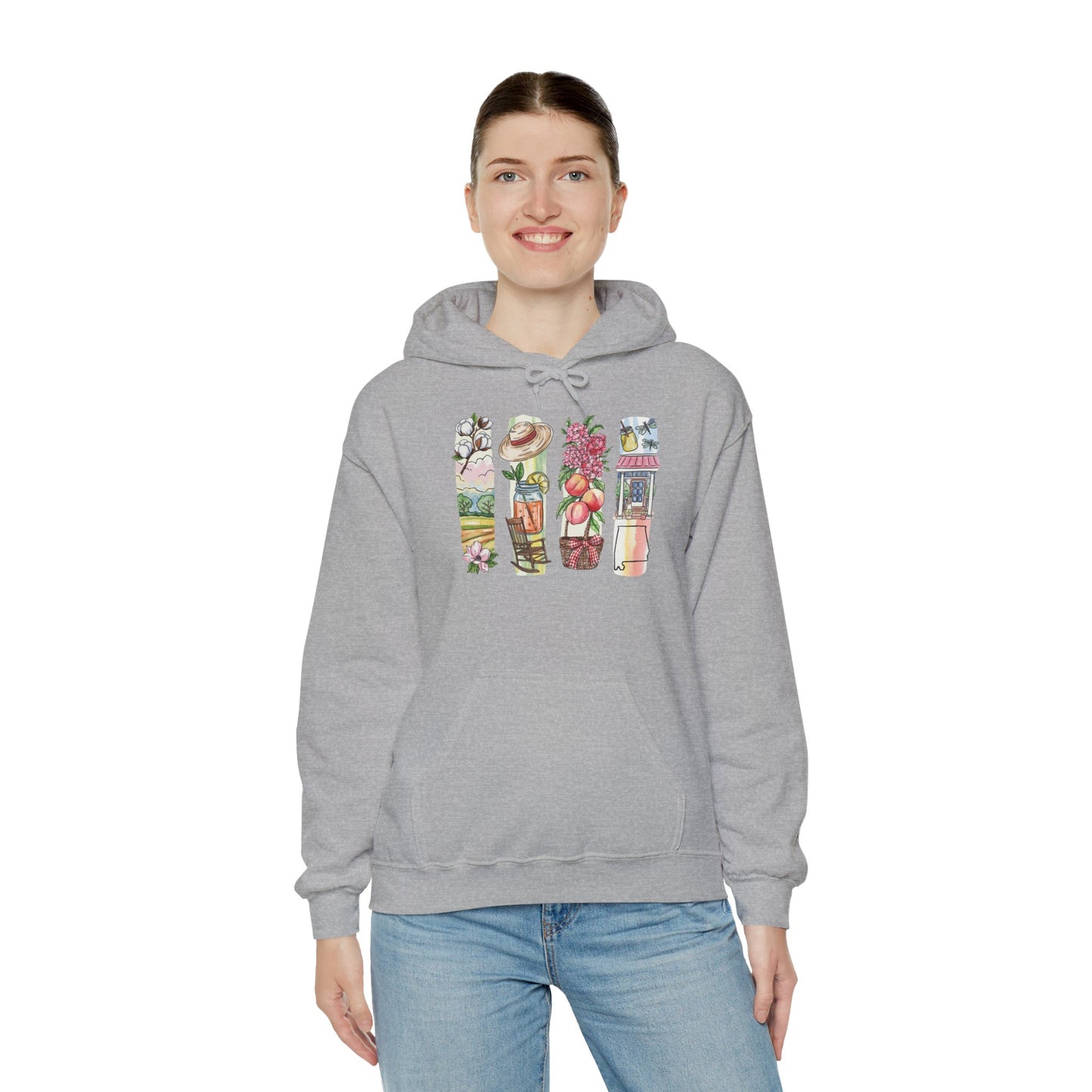 Alabama Nature Hoodie – Unisex Sweatshirt for Forest & River Explorers