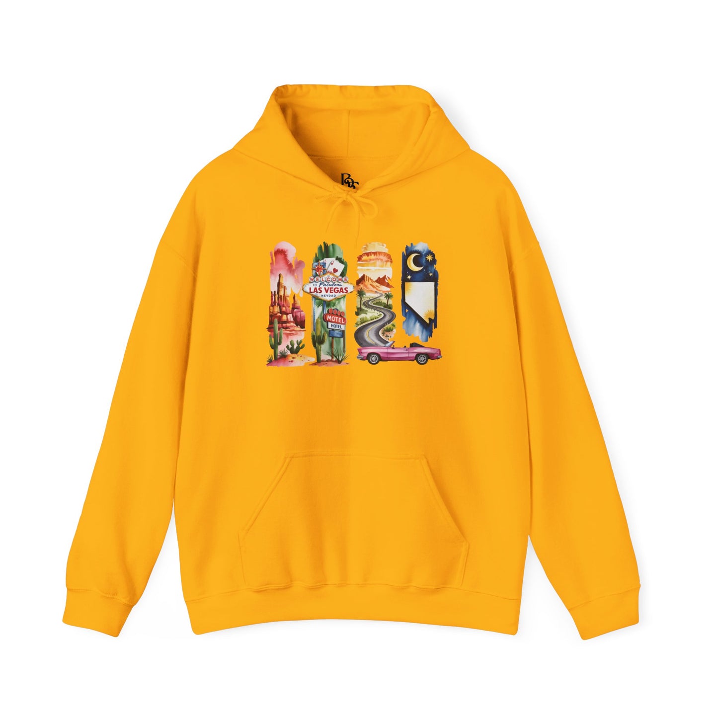Nevada Nature Hoodie – Unisex Sweatshirt for Desert & Mountain Explorers