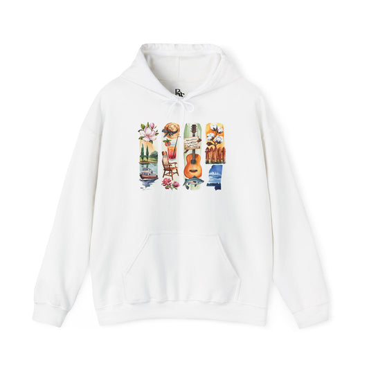 Mississippi Nature Hoodie – Unisex Sweatshirt for River & Forest Lovers