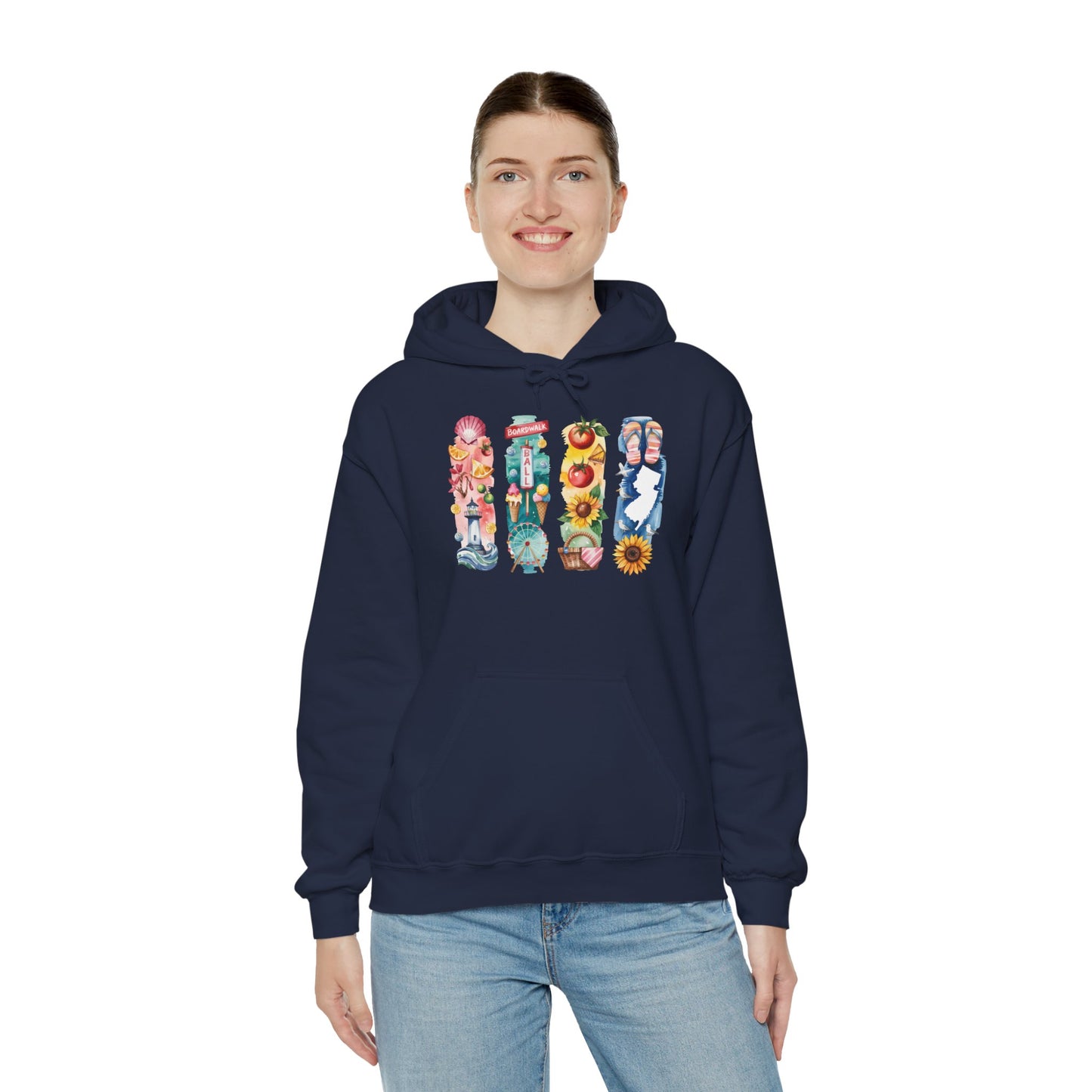 New Jersey Nature Hoodie – Unisex Sweatshirt for Trail & Shoreline Explorers
