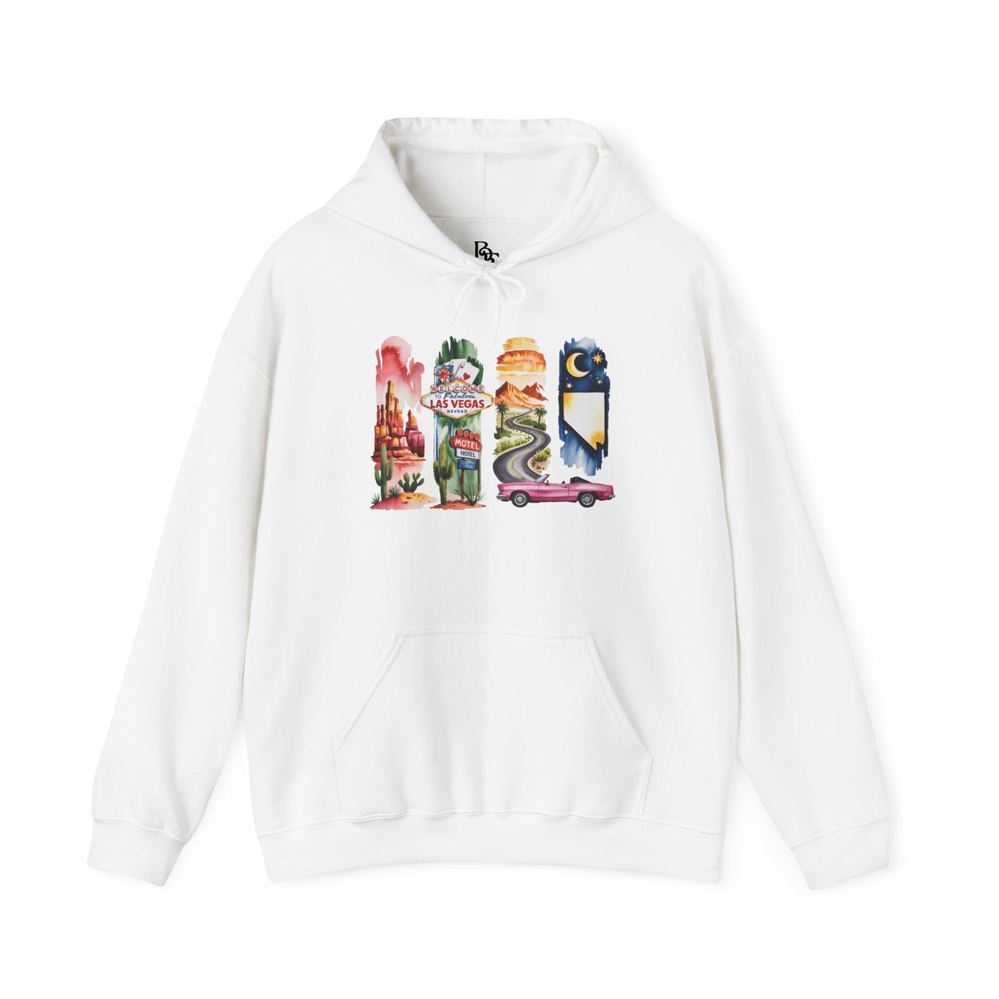 Nevada Nature Hoodie – Unisex Sweatshirt for Desert & Mountain Explorers