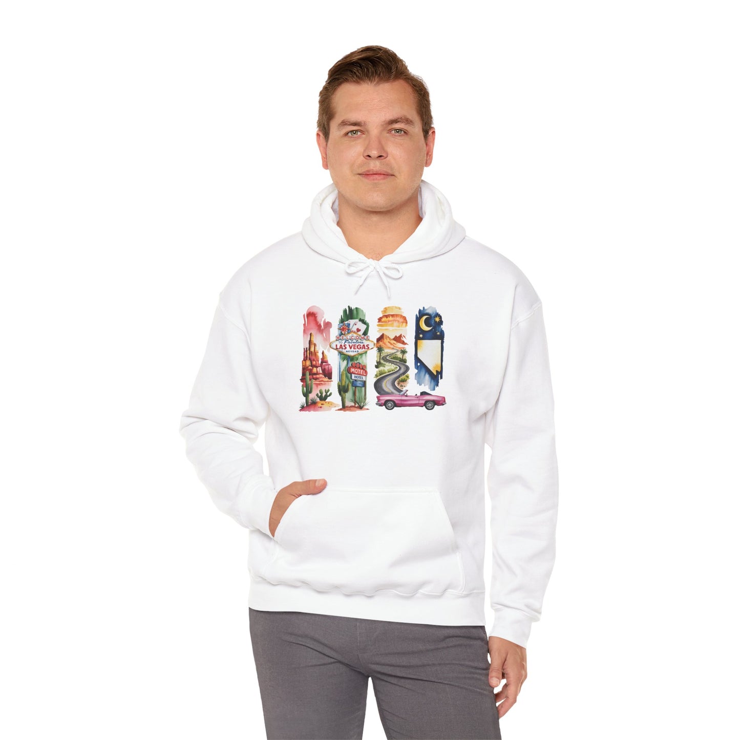 Nevada Nature Hoodie – Unisex Sweatshirt for Desert & Mountain Explorers